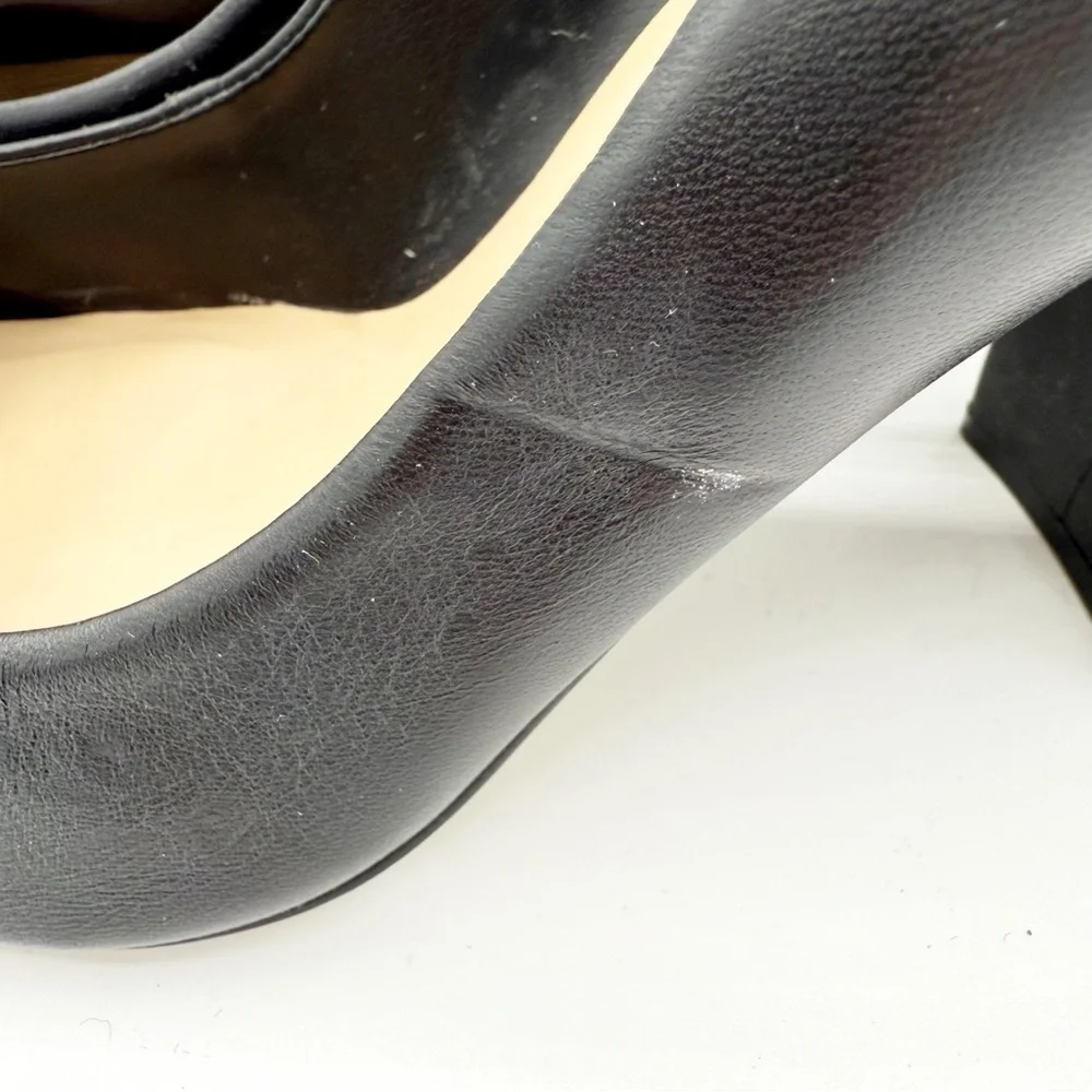 Massimo Matteo Anna Black Pumps Heels Shoes Quiet Luxury Career Professional